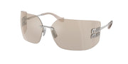 Miu Miu MU 54YS Silver Sunglasses