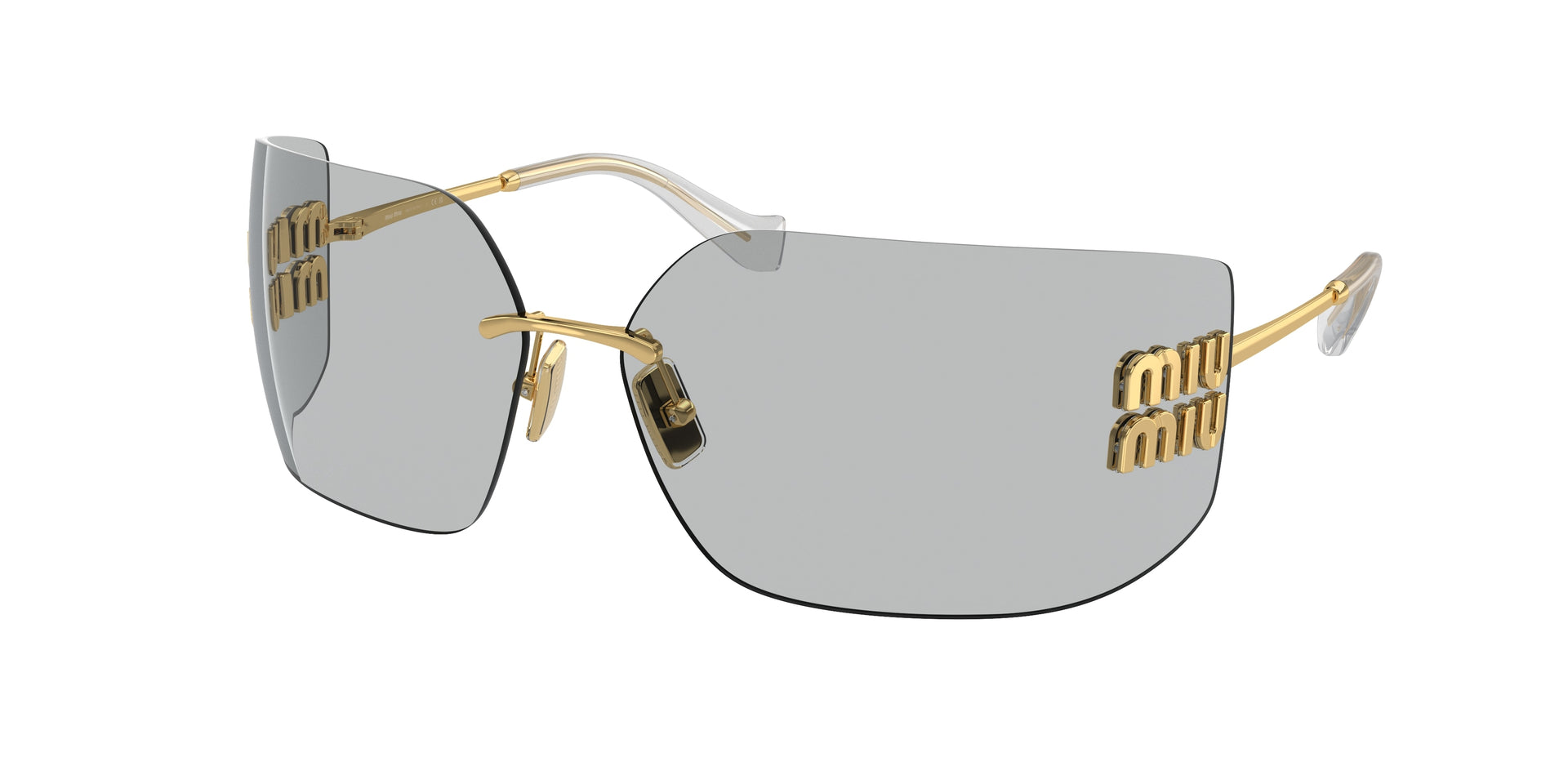 Miu Miu MU 54YS Gold Sunglasses