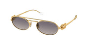 Miu Miu MU 54ZS Gold Sunglasses