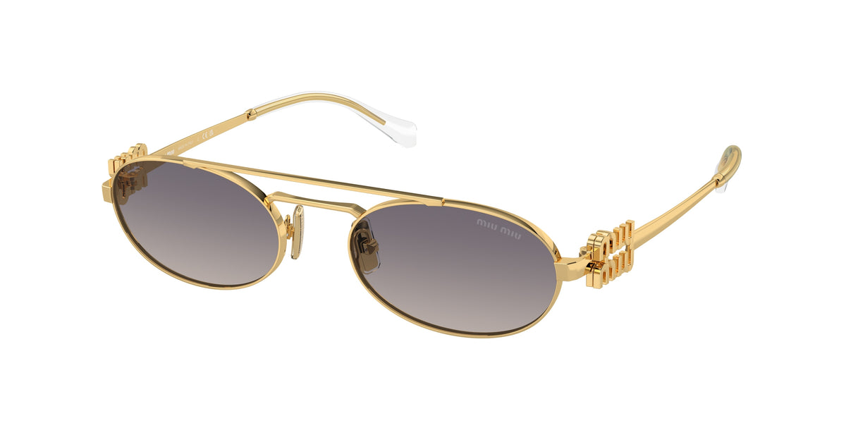 Miu Miu MU 54ZS Gold Sunglasses