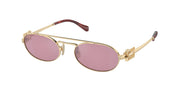 Miu Miu MU 54ZS Pale Gold Sunglasses