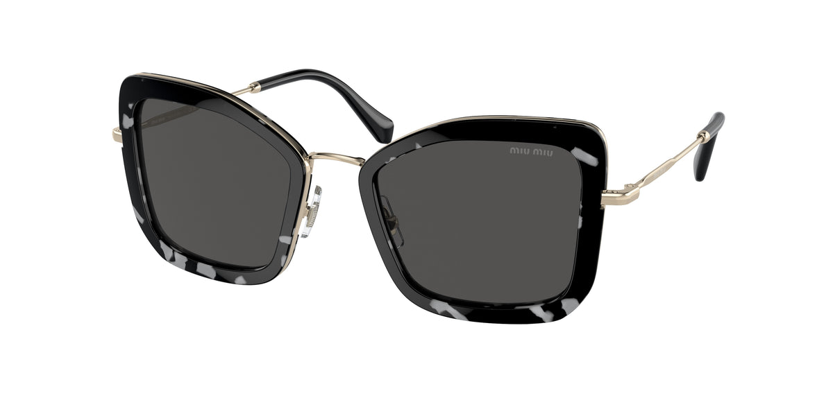 Miu Miu MU 55VS Havana Black White Sunglasses