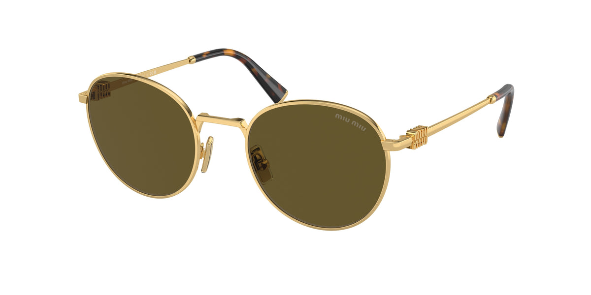 Miu Miu MU 55ZS Gold Sunglasses