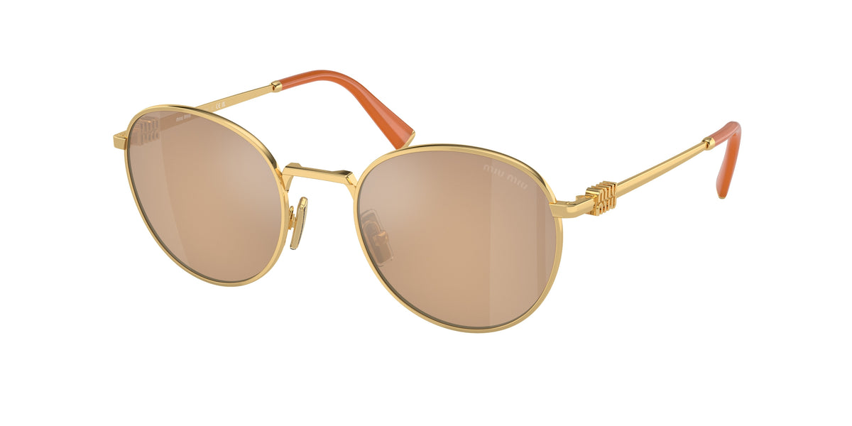 Miu Miu MU 55ZS Gold Sunglasses