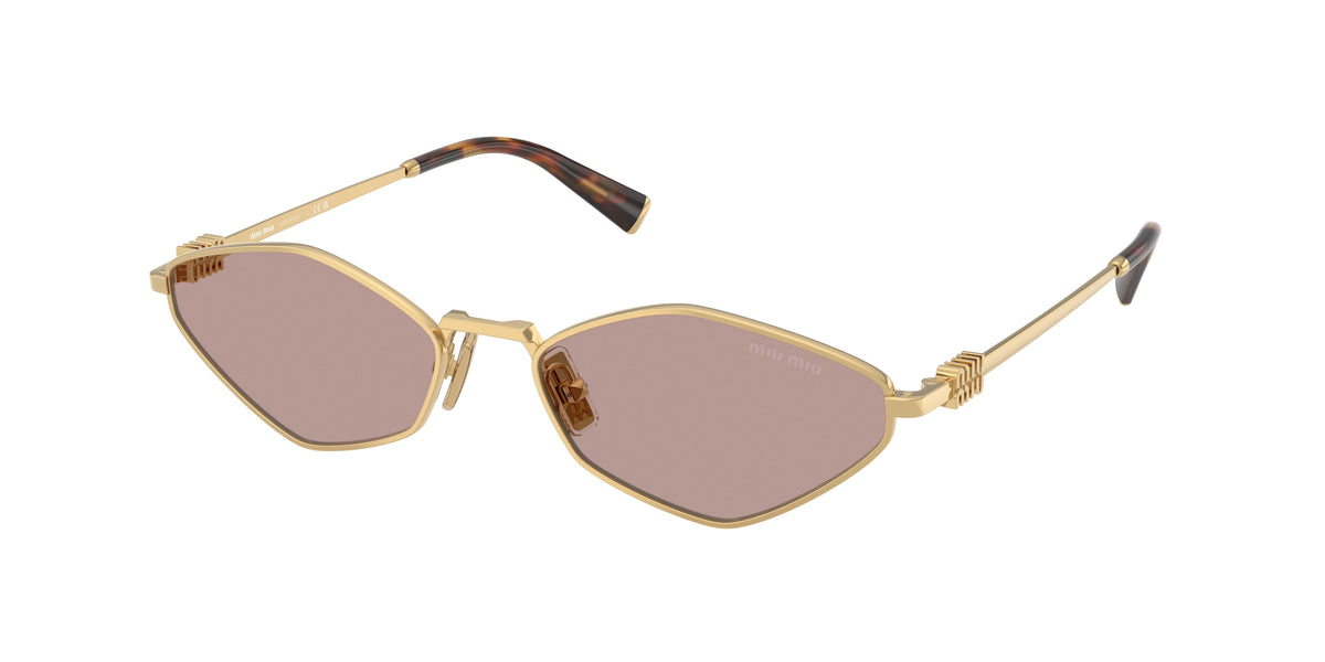 Miu Miu MU 56ZS Gold Sunglasses