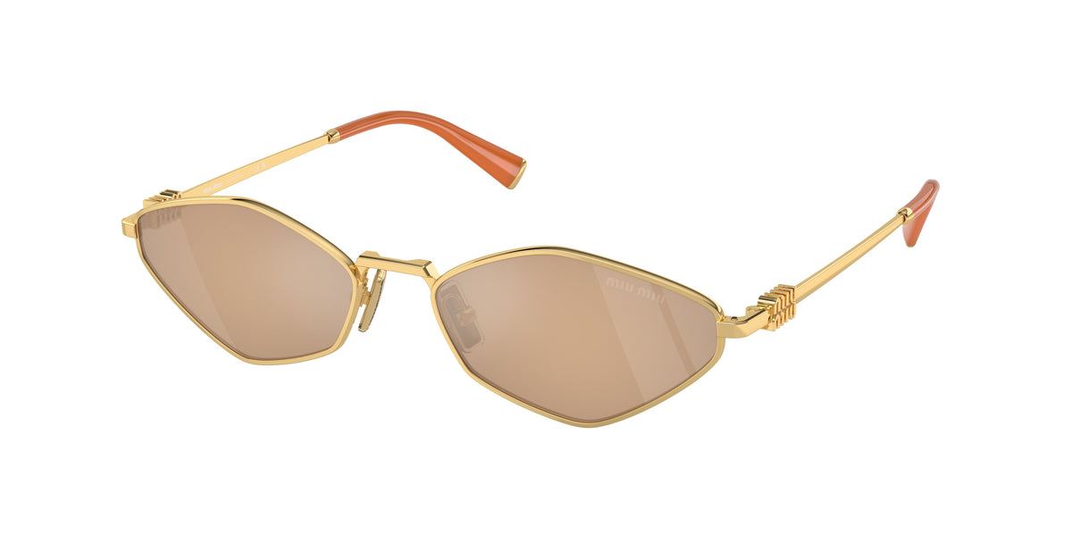 Miu Miu MU 56ZS Gold Sunglasses