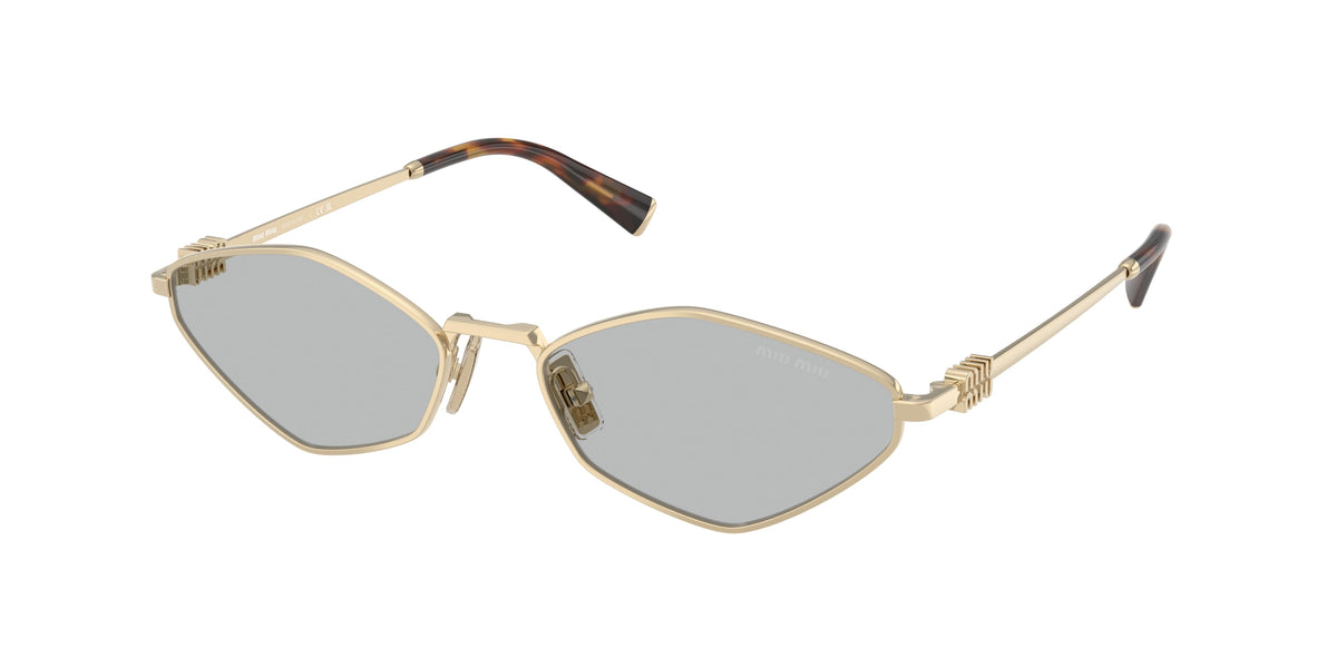 Miu Miu MU 56ZS Pale Gold Sunglasses