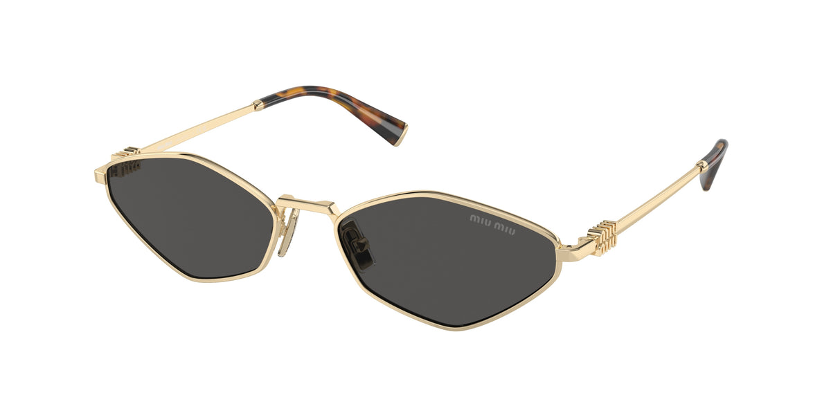 Miu Miu MU 56ZS Pale Gold Sunglasses