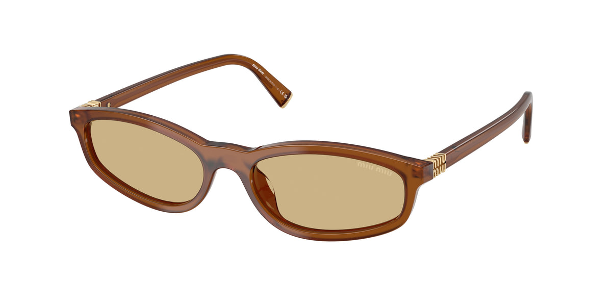 Miu Miu MU A06SF Opaline Amber Sunglasses