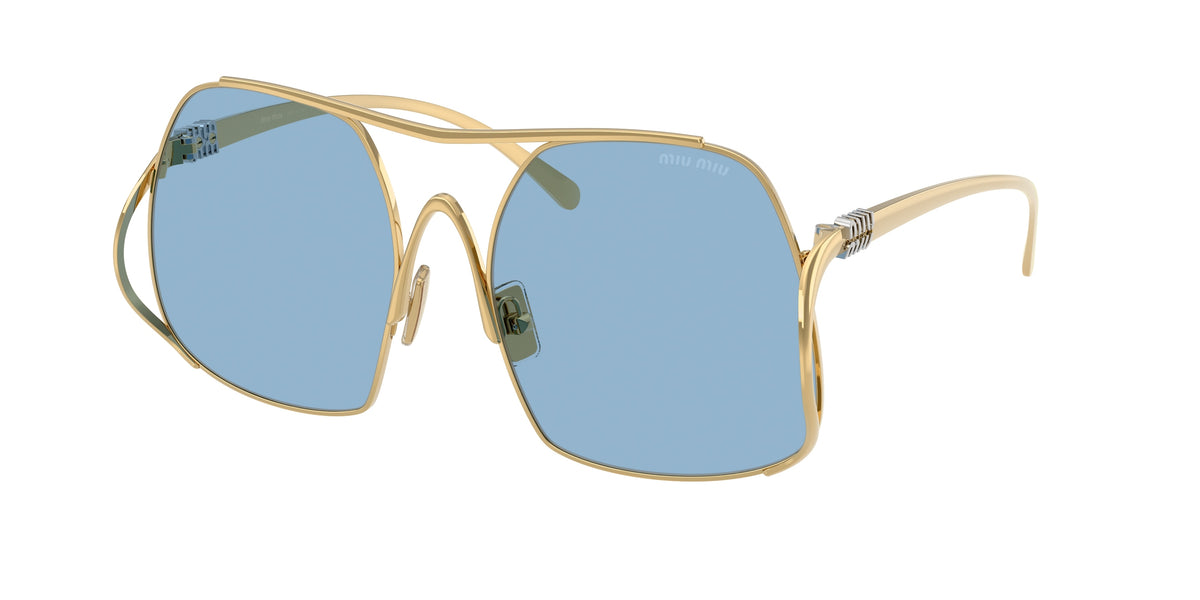 Miu Miu MU A55S Gold Sunglasses