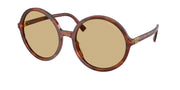 Miu Miu MU B02SF Striped Tobacco Sunglasses
