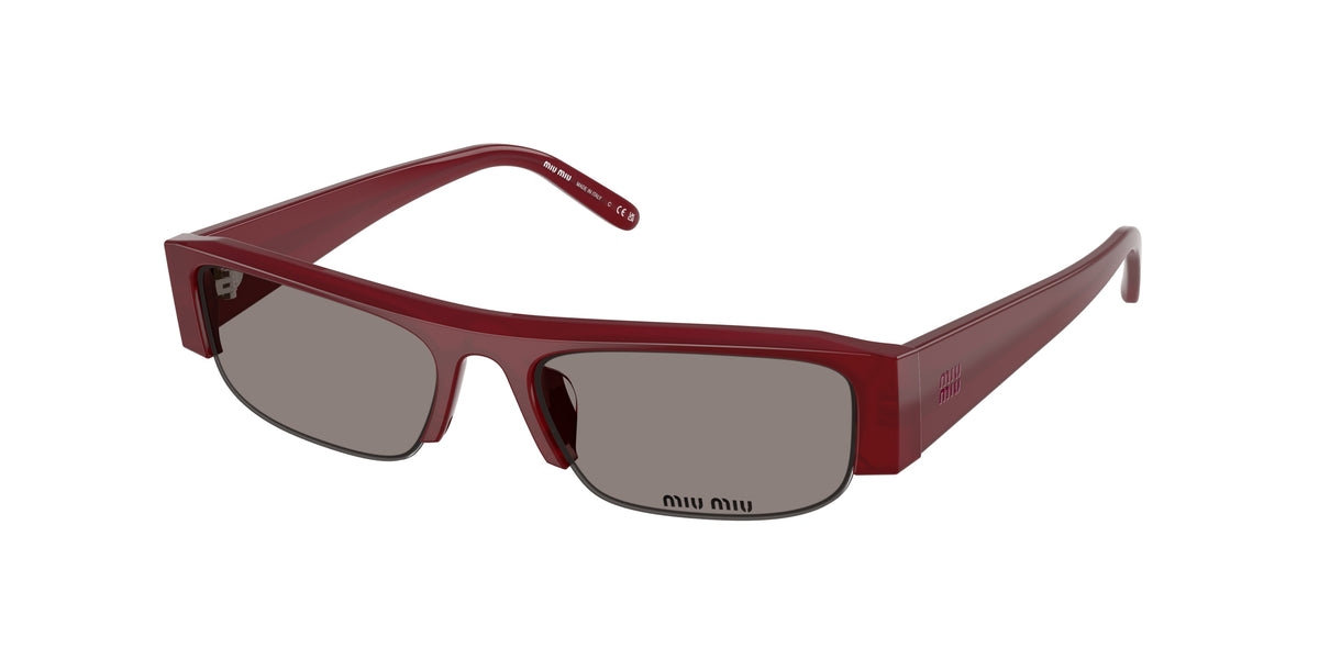 Miu Miu MU B07S Opaline Burgundy Sunglasses