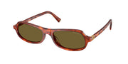 Miu Miu MU B10SU Havana Cognac Sunglasses