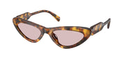 Miu Miu MU B11SU Honey Havana Sunglasses