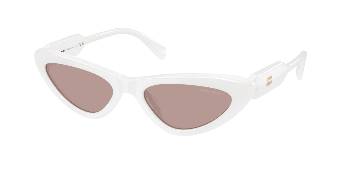Miu Miu MU B11SU Opal White Sunglasses