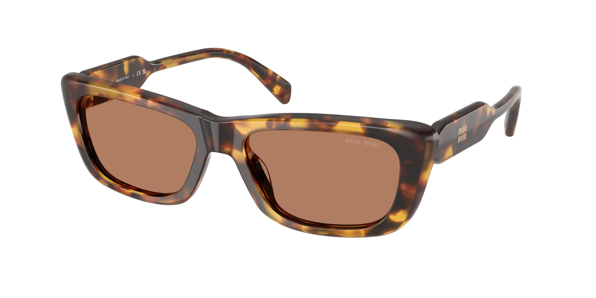 Miu Miu MU B12SF Honey Havana Sunglasses