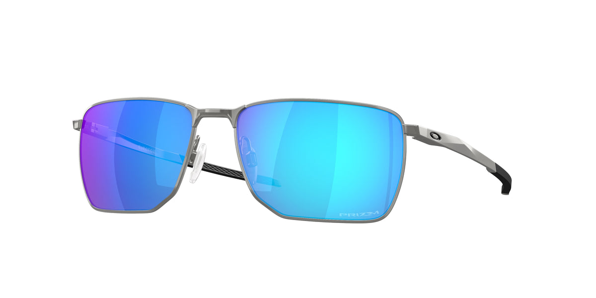 Oakley OO4142 Satin Chrome Sunglasses