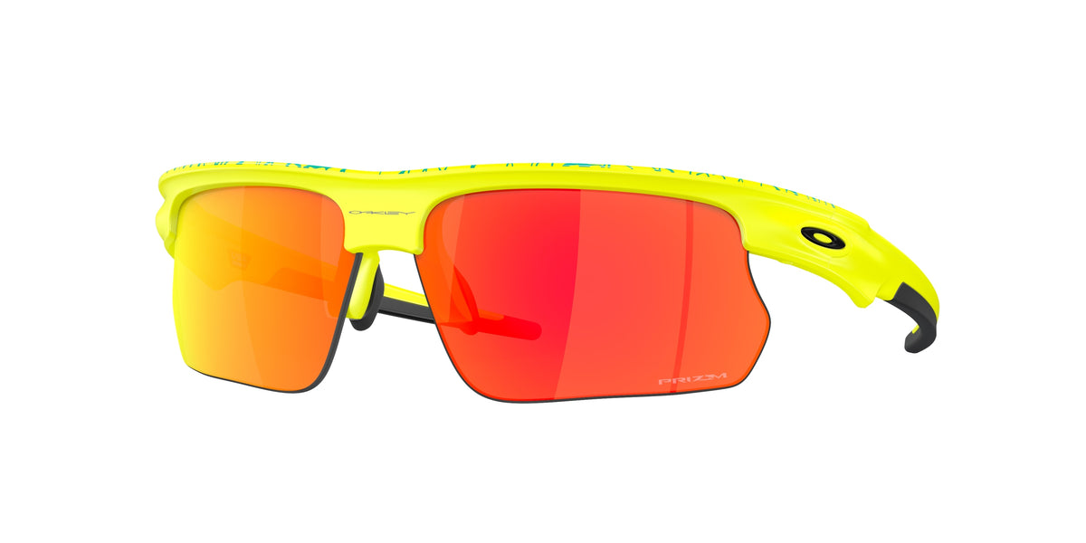 Oakley OO9400 Matte Tennis Ball Yellow/Celeste Neuron Sunglasses