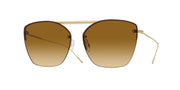 Oliver Peoples OV1217S Ziane Gold/Buff Top Bar Amaret Sunglasses