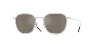 Oliver Peoples OV1321ST 18k White Gold Plated Sunglasses
