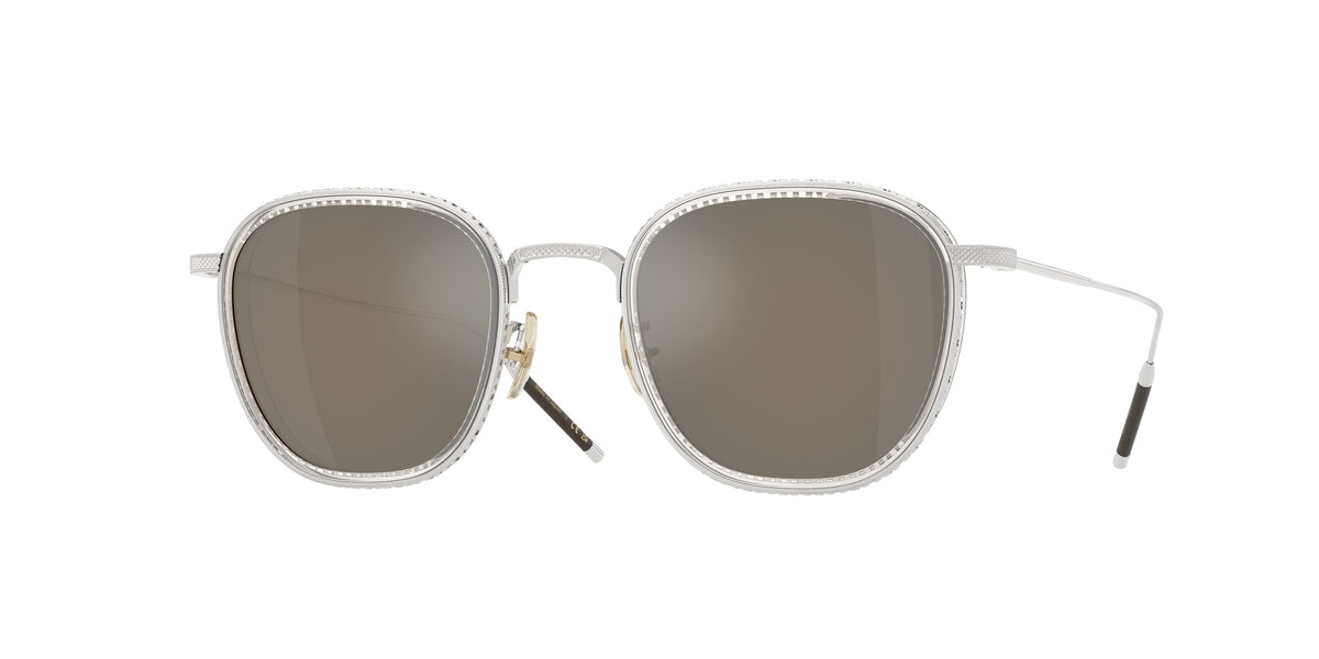 Oliver Peoples OV1321ST 18k White Gold Plated Sunglasses
