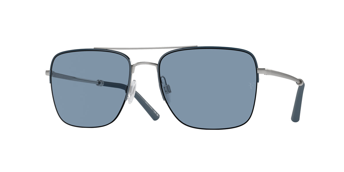 Oliver Peoples OV1343S Blue Ash/Brushed Silver Sunglasses
