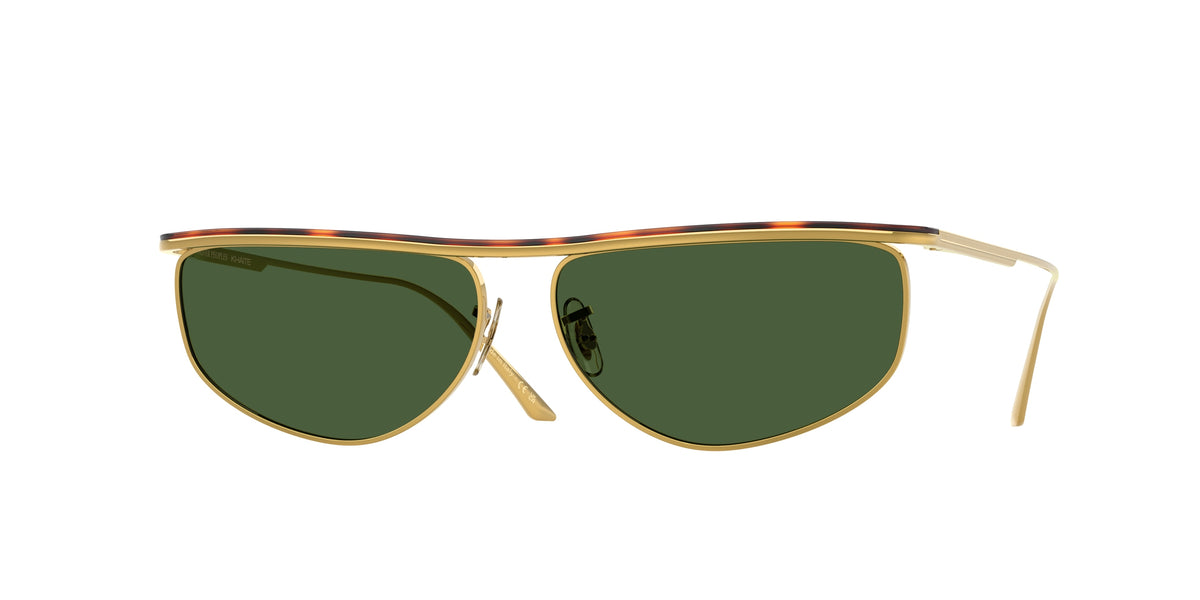 Oliver Peoples OV1367S Gold/Dark Mahogany Sunglasses