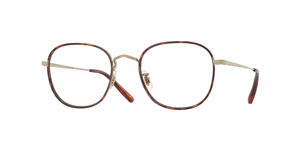 Oliver Peoples OV1375T Gold/Dark Mahogany Eyeglasses