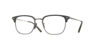 Oliver Peoples OV5359 Semi-Matte Black-Olive Tortoise-Antique Pewter Eyeglasses