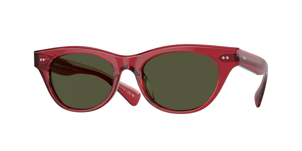 Oliver Peoples OV5541SU Translucent Red Sunglasses