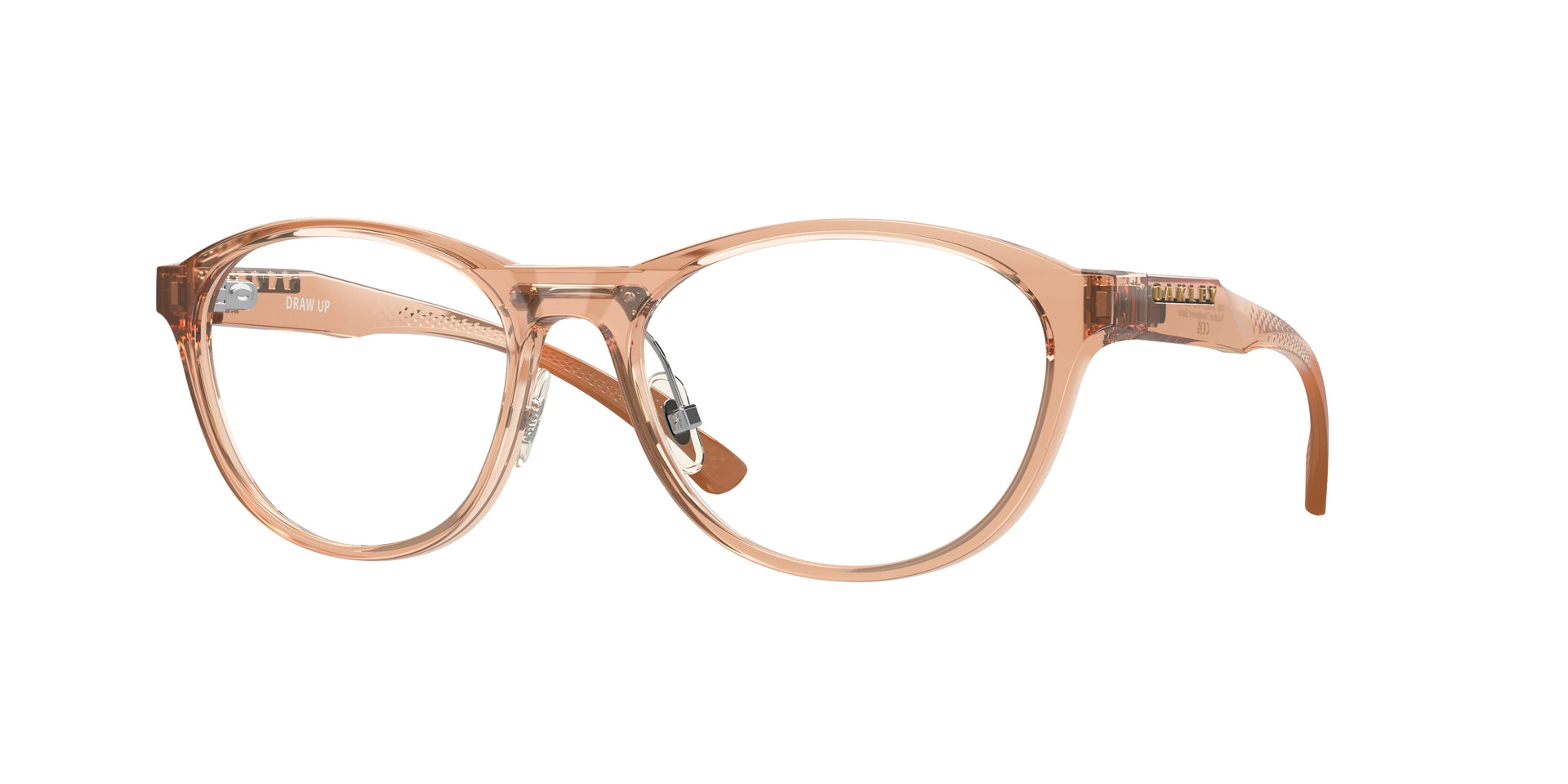 Oakley OX8057 Polished Transparent Sepia Eyeglasses