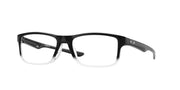Oakley OX8081 Polished Black Clear Fade Eyeglasses