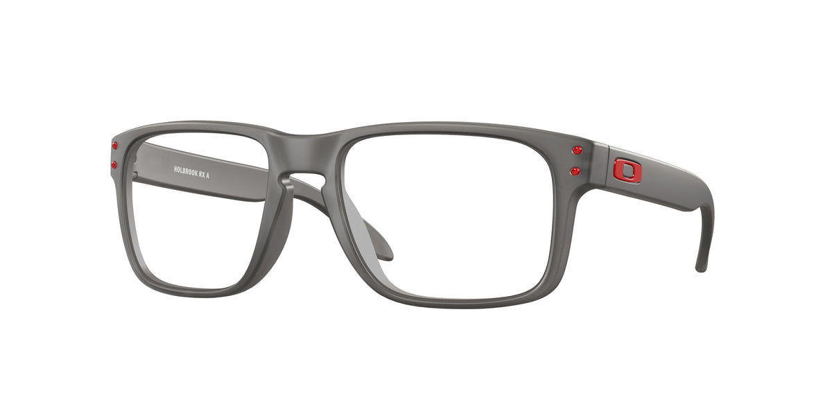 Oakley OX8100F Satin Grey Smoke Eyeglasses