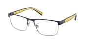 Polo Ralph Lauren PH1229 Semi Shiny Navy Blue/Silver Eyeglasses