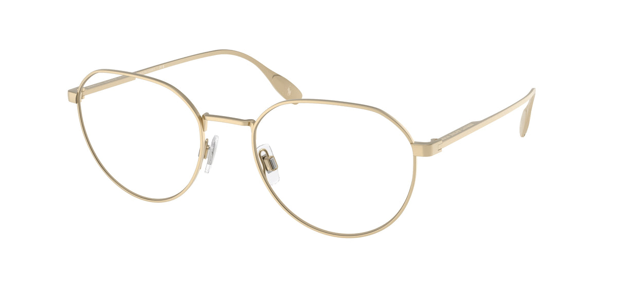 Polo Ralph Lauren PH1233 Semishiny Pale Gold Eyeglasses