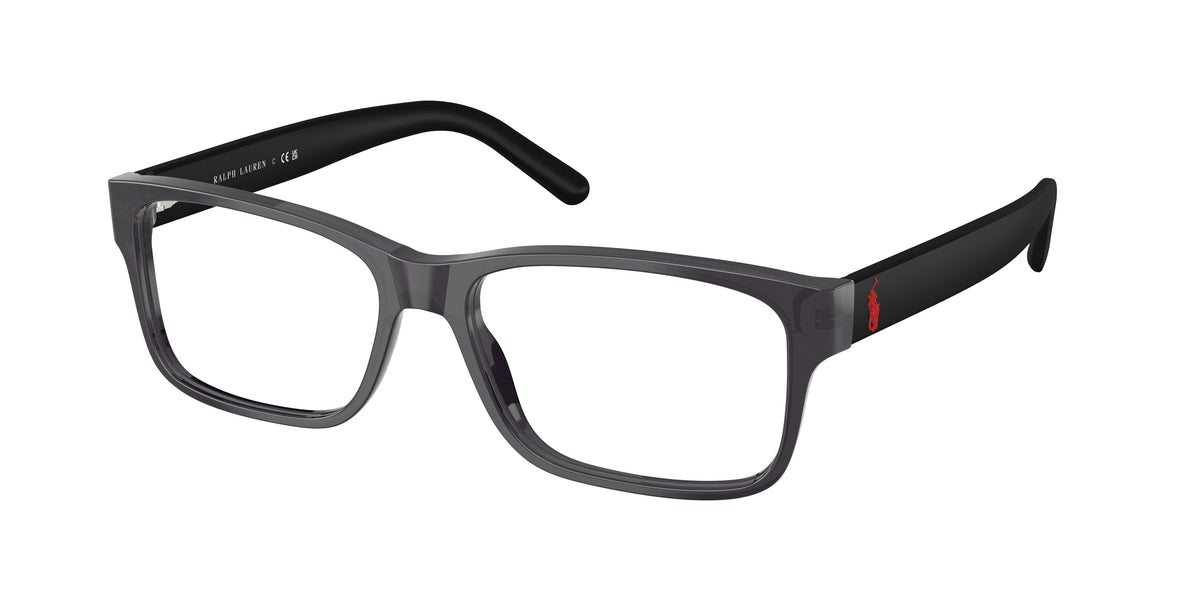 Polo Ralph Lauren PH2117 Shiny Transparent Grey Eyeglasses