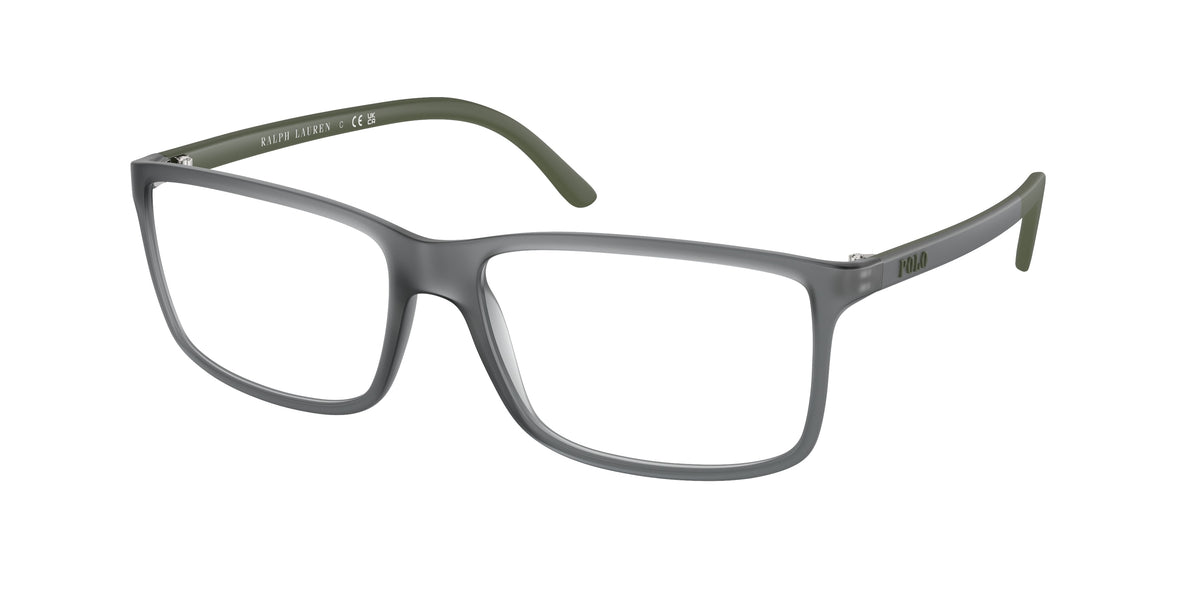 Polo Ralph Lauren PH2126 Matte Transparent Grey Eyeglasses