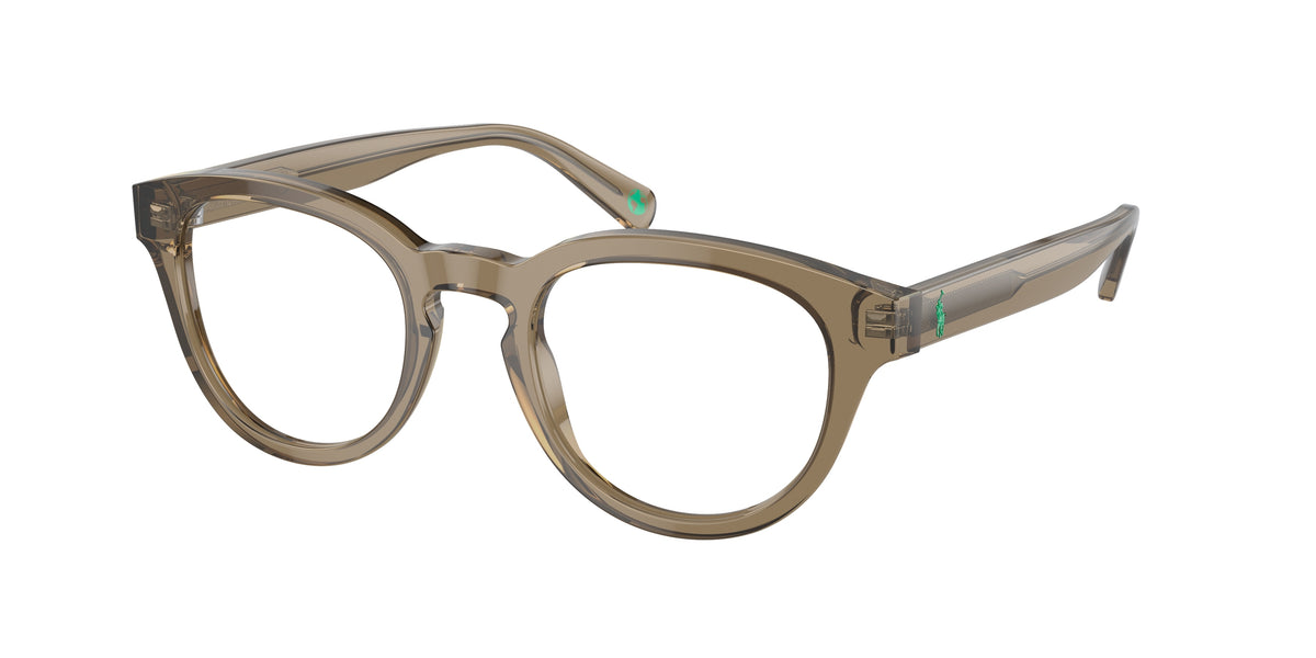 Polo Ralph Lauren PH2262 Shiny Transparent Light Brown Eyeglasses