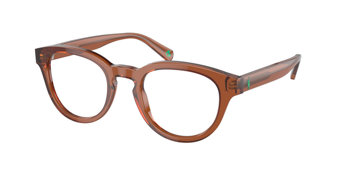 Polo Ralph Lauren PH2262 Shiny Transparent Brown Eyeglasses