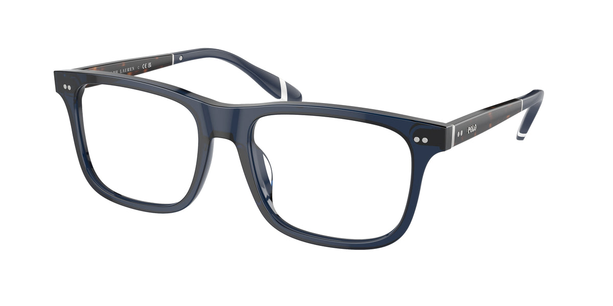 Polo Ralph Lauren PH2270U Shiny Transparent Blue Eyeglasses