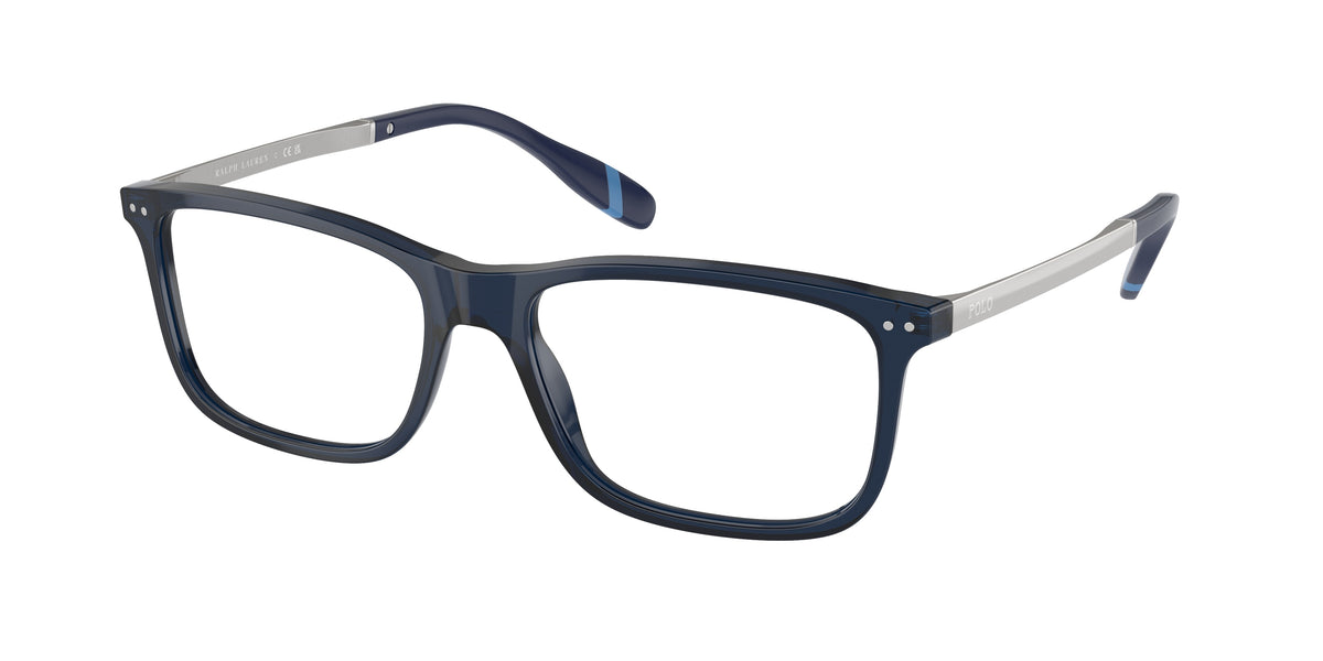 Polo Ralph Lauren PH2273 Shiny Transparent Navy Blue Eyeglasses
