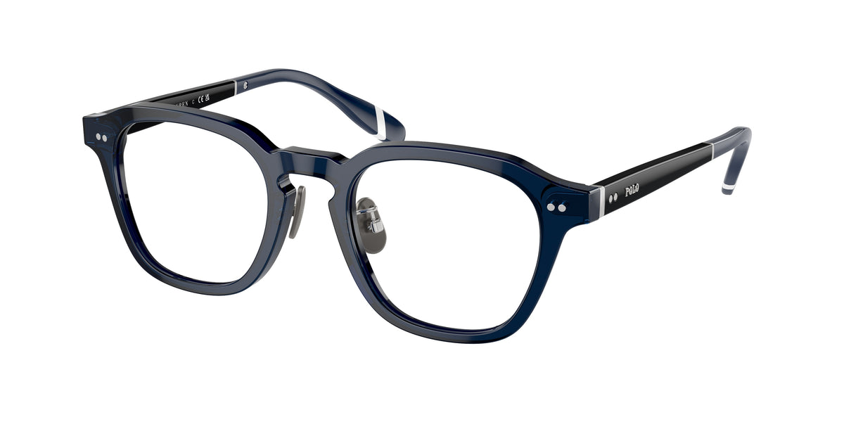 Polo Ralph Lauren PH2278D Shiny Transparent Blue Eyeglasses