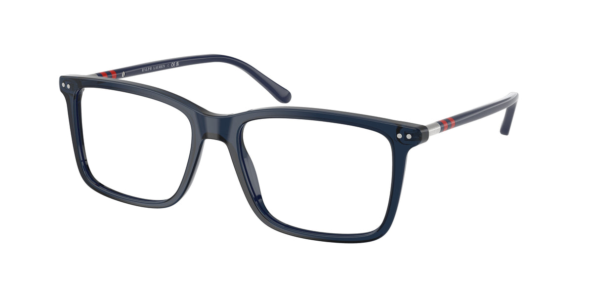 Polo Ralph Lauren PH2287 Shiny Transparent Blue Eyeglasses