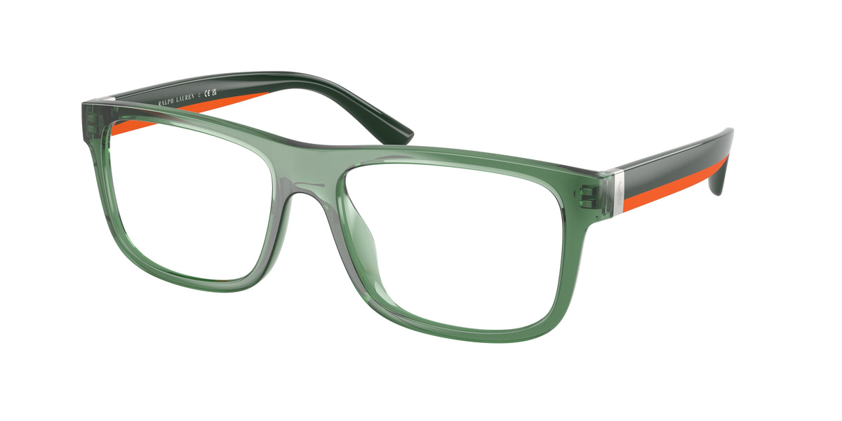 Polo Ralph Lauren PH2290U Shiny Transparent Green Eyeglasses