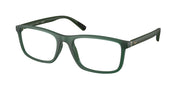 Polo Ralph Lauren PH2291U Matte Transparent Dark Green Eyeglasses