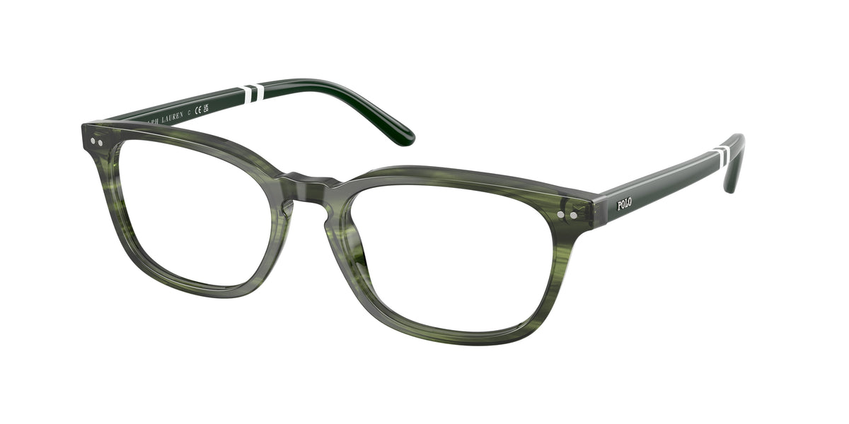 Polo Ralph Lauren PH2294 Shiny Striped Green Eyeglasses