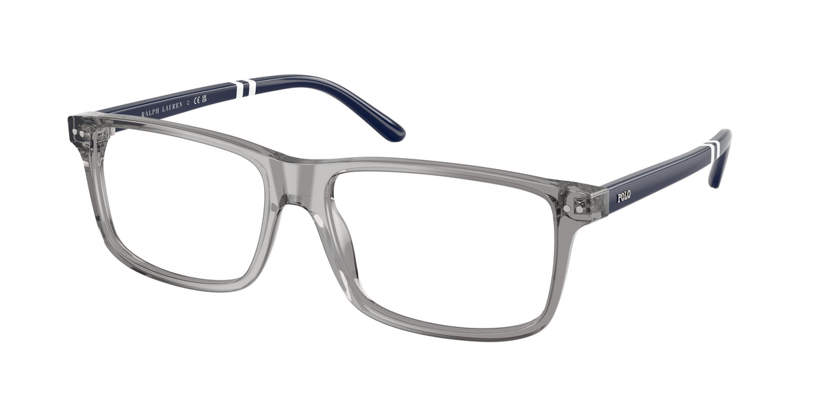 Polo Ralph Lauren PH2296F Shiny Transparent Grey Eyeglasses