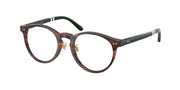 Polo Ralph Lauren PH2297F Shiny Striped Brown Eyeglasses