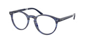 Polo Ralph Lauren PH2297 Shiny Striped Blue Eyeglasses