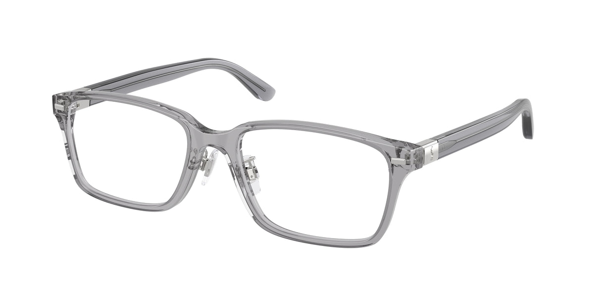 Polo Ralph Lauren PH2299D Shiny Transparent Grey Eyeglasses